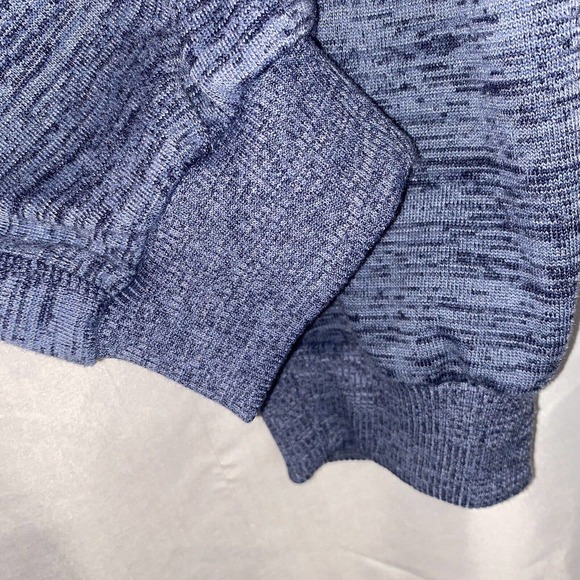 Athleta Joggers Women’s Medium Cropped Ribbed Cuff Blue Space Dye Side Pockets - Picture 6 of 9